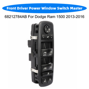 Front Driver Power Window Switch Master 68212784AB For Dodge Ram 1500 2013-2016