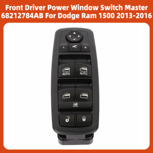 Front Driver Power Window Switch Master 68212784AB For Dodge Ram 1500 2013-2016
