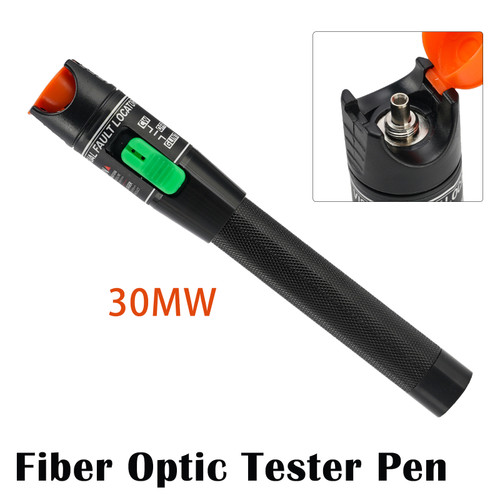 30MW Visual Fault Locator Fiber Optic Tester VFL Fiber Optic Cable Tester Meter