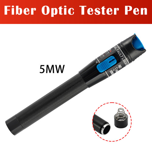 5MW Visual Fault Locator Fiber Optic Tester VFL Fiber Optic Cable Tester Meter
