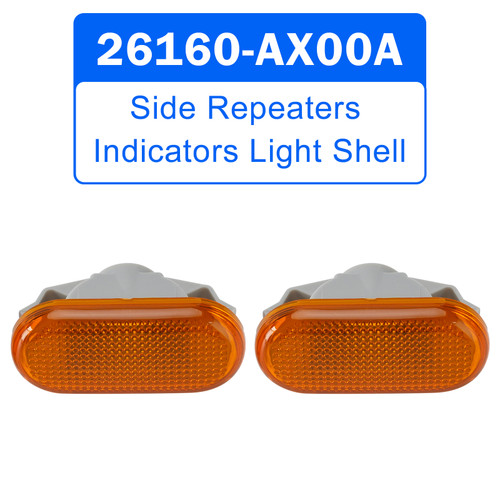 Side Repeaters Indicators Light Shell Case for Nissan March Micra 26160-AX00A