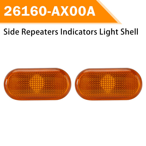 Side Repeaters Indicators Light Shell Case for Nissan March Micra 26160-AX00A