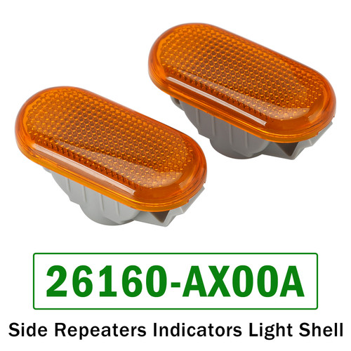 Side Repeaters Indicators Light Shell Case for Nissan March Micra 26160-AX00A