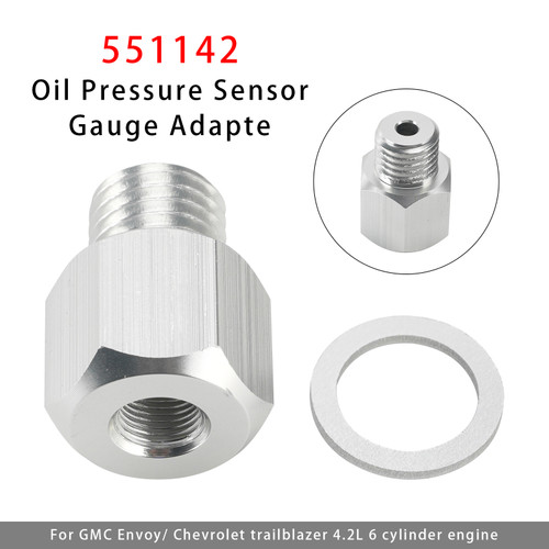 Oil Pressure Sensor Gauge Adapter Male M16-2.0 Adapter Female 1/8-27 NPT 551142