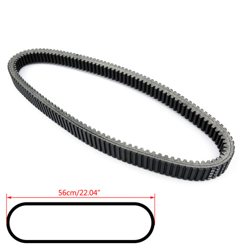 Drive Belt 0627-010 For Arctic Cat Z 570, Cat 4 F5 F6 F7,  Cat Mountain Cat, Cat Sabercat 500 600, Cat Triple Touring, Cougar Mountain, Cat EXT, Black