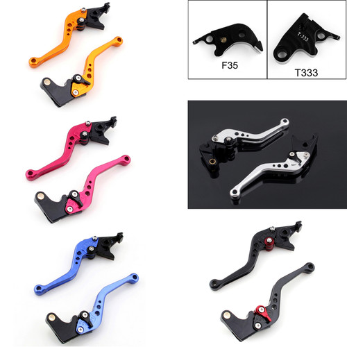 Shorty Adjustable Brake Clutch Levers Triumph 675 STREET TRIPLE R/RX 2009-2016 (F-35/T-333)