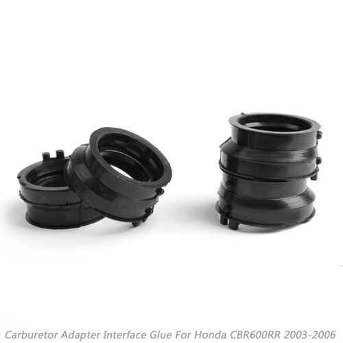 Rubber Intake Carburetor Boots For Honda CBR 600RR 2003-2006 2004 2005