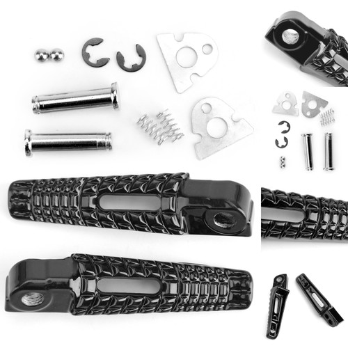Rear Foot Peg Footrest For Suzuki GSXR600 GSXR750 06-14 GSXR1000 05-14 Black