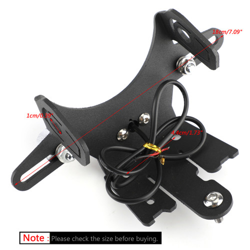 Fender Eliminator License Plate Bracket For Kawasaki Ninja 650 ER-6N ER-6F 12-16
