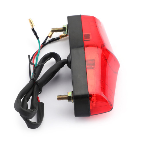 LED Brake Stop Running Rear Tail Light Lamp For most of motorcycles Red