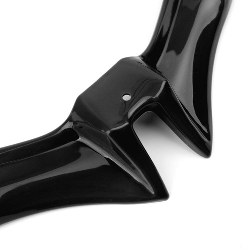 Front Fairing Aerodynamic Winglets Cover Protection For YAMAHA R15 V3.0 Black