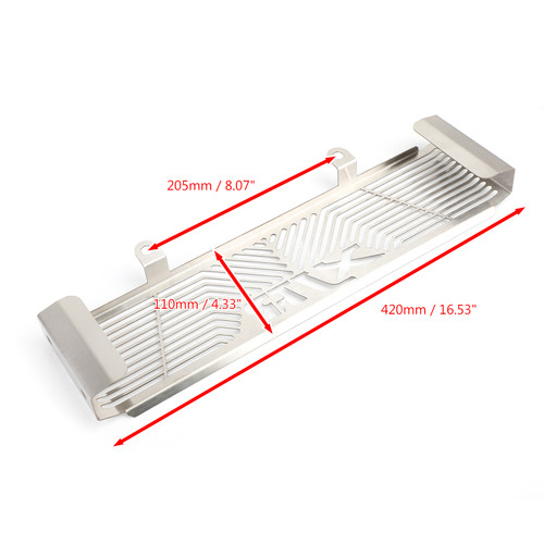 Radiator Grill Guard Protector For Yamaha XJR 1300 XJR1300 98-08 Silver