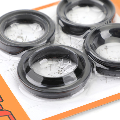 Front Fork Oil Seal Dust Seal Kit for Kawasaki KL250 97-10 KZ550A KZ550C 80-83 EL250 88-94 EN450A 85-00 EN500A 90-96 EX500A 87-93 KZ750N 82-83