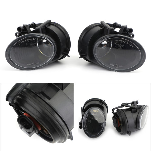 Pair Fog Driving Light Lamp Left + Right Fit For AUDI TT 06-14 BLK