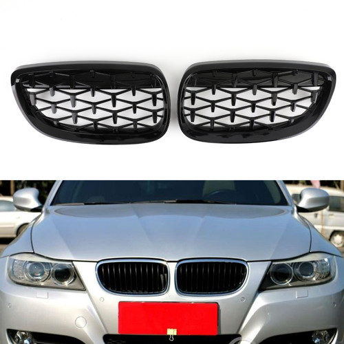 Front Kidney Grille Grill Fit For BMW E92 E93 328i 335i 2DR Meteor