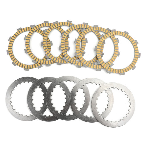 Clutch Plate Kit - Friction & Steel Plates For Honda ATV TRX300 Sportrax 300 X CR125 RD/RE AX-1 NX250 J/K/R/R3 NX250 XR250R XR250L