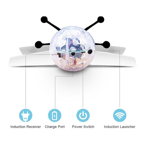 RC Flying Ball RC Drone Helicopter Ball Built-in Disco Music With Shinning LED