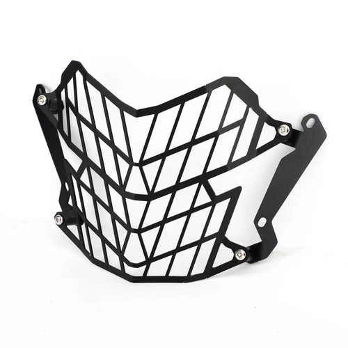 Aluminum Headlight Guard Headlamp Protection Grill Cover For Yamaha Tenere 700 (XTZ690 / T7) 2019-2020 BLK