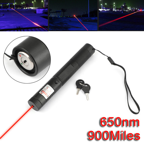 Rechargeable 900 Miles Red Laser Pointer Lazer Pen 650nm