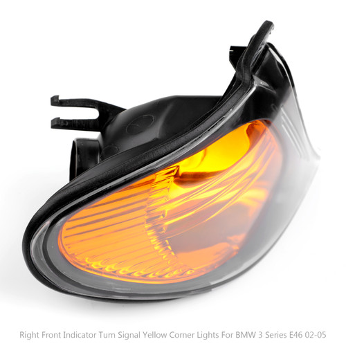 a Right Front Indicator Turn Signal Yellow Corner Lights Fit For BMW