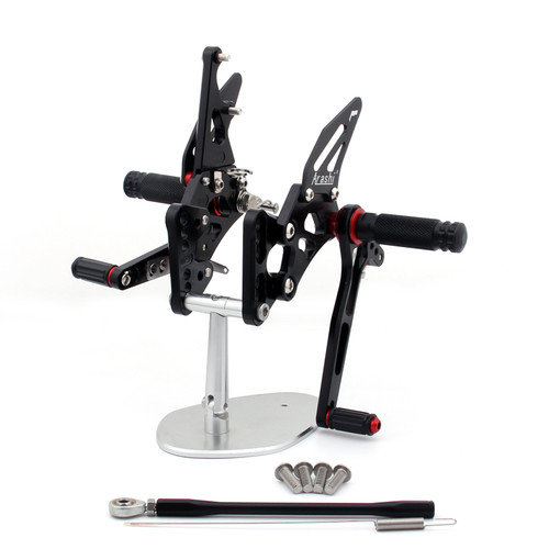 CNC Made Rearsets Fit For Suzuki GSXR1000 2005-2006 BLK