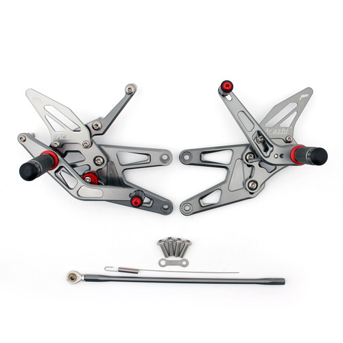 CNC Made Rearsets Fit For Yamaha YZF R6 2003-2005 GRAY