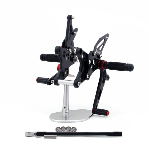 Adjustable CNC Rider Rear Set Rearsets Footrest Foot Rest Pegs Fit