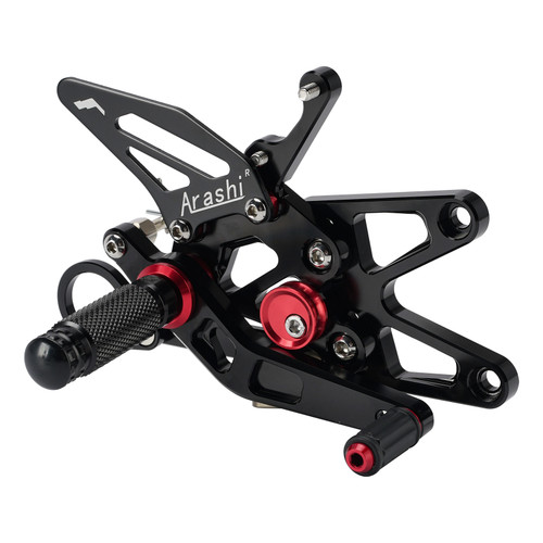 Adjustable CNC Rider Rear Set Rearsets Footrest Foot Rest Pegs Fit For BMW S1000RR 2010-2014 BLK Generic