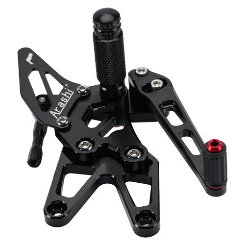 Adjustable CNC Rider Rear Set Rearsets Footrest Foot Rest Pegs Fit For BMW S1000RR 2010-2014 BLK Generic