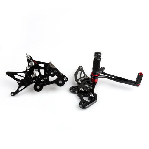 CNC Made Rearsets Fit For Suzuki GSXS750 GSX-S750 2015-2016 GSR750 2011-2016 BLK
