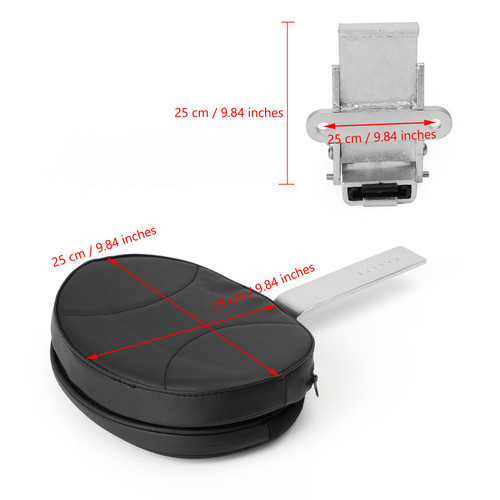 Driver Backrest Fit For Harley 2010-2019 models, such as Dyna, Sportster, Touring, Softail