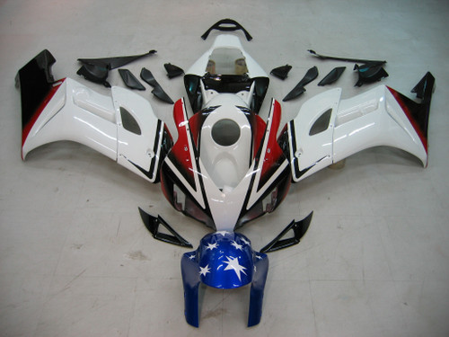 2004-2005 Honda CBR1000RR Amotopart Fairings White Red Black CBR Honda Racing Customs Fairing