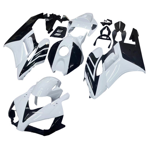 2004-2005 Honda CBR1000RR Amotopart Fairings White Black CBR Racing Customs Fairing