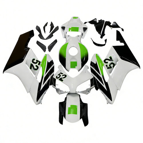 2004-2005 Honda CBR1000RR Amotopart Fairings White No.52 Hannspree Racing Customs Fairing