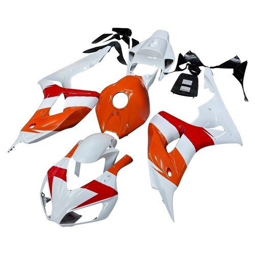 2006-2007 Honda CBR1000RR White Orange Repsol Racing Amotopart Fairings