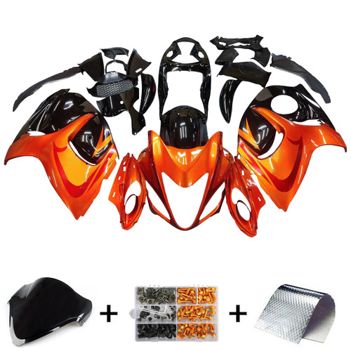 2008-2020 Suzuki GSX 1300 Hayabusa Orange Metallic & Black Hayabusa Racing Amotopart Fairings
