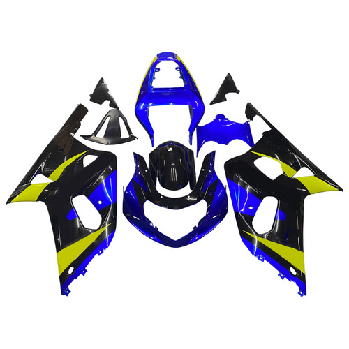 2001-2003 Suzuki GSXR 600 Amotopart Fairings Blue & Black GSXR Racing