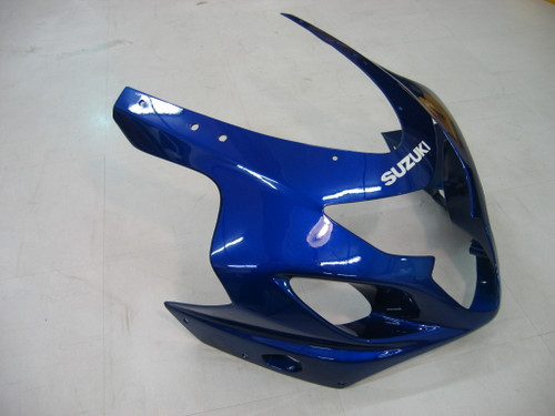 Fairings Suzuki GSXR 600 750 Blue Black Silver GSXR Racing  (2004-2005)