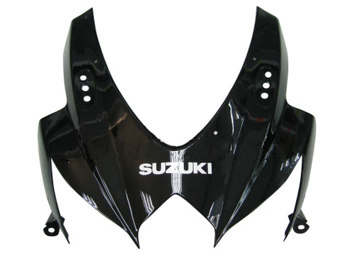 Fairings Suzuki GSXR 600 750 Black Red Silver Racing  (2008-2009)
