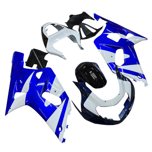 2001-2003 Suzuki GSXR 750 Amotopart Fairings Blue & White Suzuki GSXR Racing