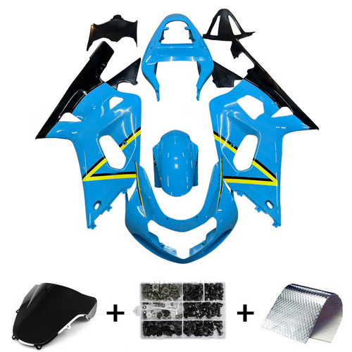 Injection Fairing Kit Bodywork Plastic ABS fit For Suzuki GSXR750 2001-2003