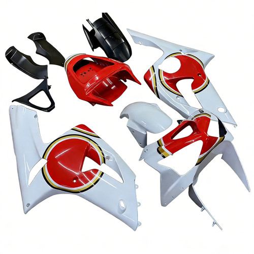 Injection Fairing Kit Bodywork Plastic ABS fit For Kawasaki ZX6R 2003-2004