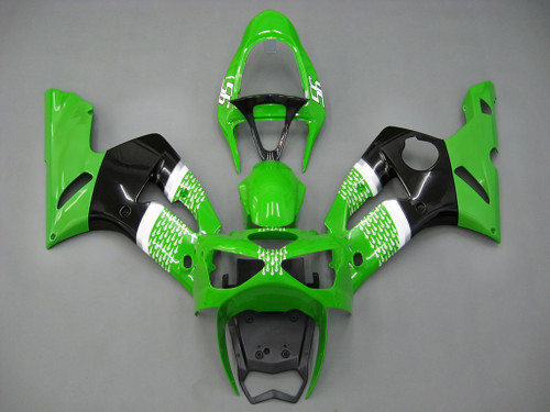 Injection Fairing Kit Bodywork Plastic ABS fit For Kawasaki ZX6R 2003-2004