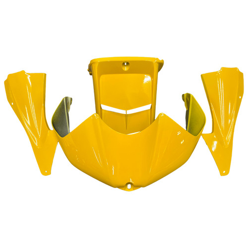 2006-2007 Yamaha YZF R6 Amotopart Fairing Yellow White Injection Plastic Kit Generic