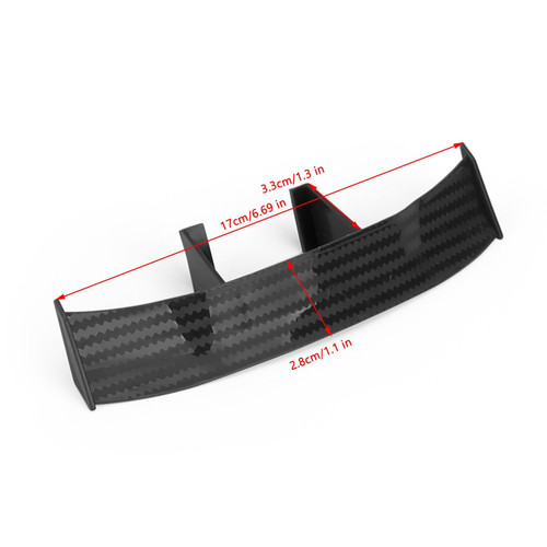 Universal Mini Spoiler Car Auto Tail Decoration Spoiler Wing Carbon Fiber