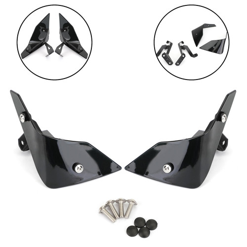 Top Side Wing Windshield Air Deflector For Honda Crf1100L 20+ Made Of Plastic