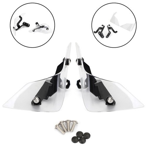 Top Side Wing Windshield Air Deflector For Honda Crf1100L 20+ Made Of Plastic