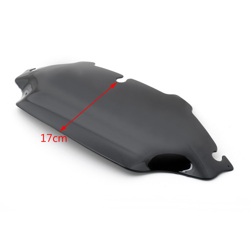 6" Windscreen Windshield For Electra Street Glide Touring FLHT FLHTC 2004-2013 Black