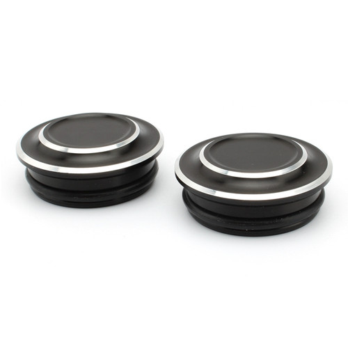Aluminum Frame Plugs Black Hole Caps Pair Fit for Honda Rebel CMX500 2020 2021