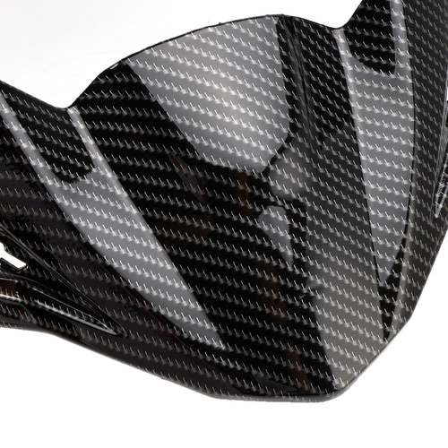 Carbon Front Nose Headlight Cover Surround Fairing For Kawasaki Z650 2017-2019